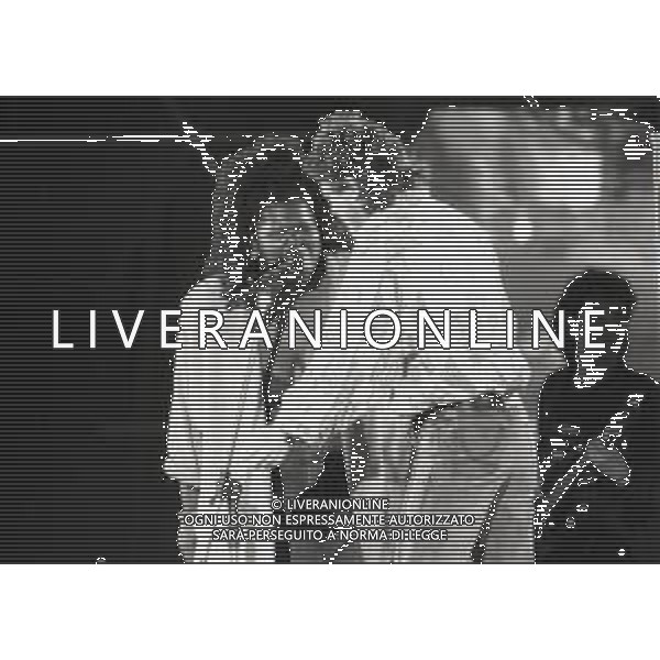 NEG-RETROSPETTIVA ZUCCHERO FORNACIARI CANTANTE NELLA FOTO ZUCCHERO FORNACIARI AL FESTIVALBAR NELL\'ANNO 1987 AG ALDO LIVERANI SAS 