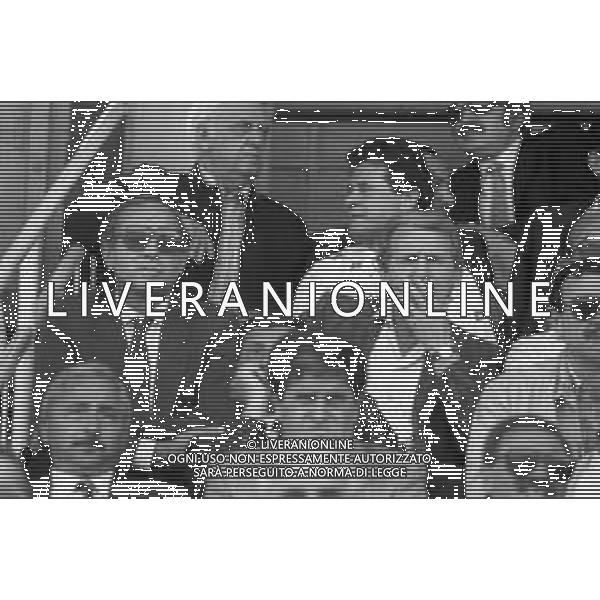 NEG- RETROSPETTIVA GIOVANNI TRAPATTONI ALLENATORE NELLA FOTO GIOVANNI TRAPATTONI IN TRIBUNA NELL’ANNO 1986 AG ALDO LIVERANI SAS