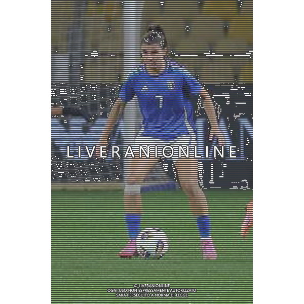 TVRCOR - Italia vs Brasile – Amichevole nazionale Italiana femminile – Stadio Ennio Tardini Parma (PR) 28-10-2025 nella foto Sofia Cantore ©TVRCOR Corradin Roberta - AGENZIA ALDO LIVERANI SAS