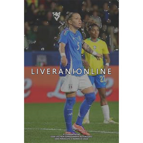 TVRCOR - Italia vs Brasile – Amichevole nazionale Italiana femminile – Stadio Ennio Tardini Parma (PR) 28-10-2025 nella foto Elena Linari ©TVRCOR Corradin Roberta - AGENZIA ALDO LIVERANI SAS