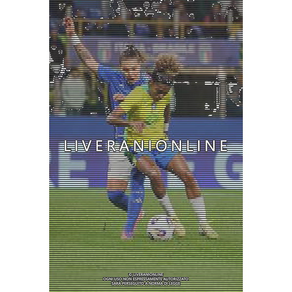 TVRCOR - Italia vs Brasile – Amichevole nazionale Italiana femminile – Stadio Ennio Tardini Parma (PR) 28-10-2025 nella foto Elena Linari e Luany Vitoria Da Silva Rosa ©TVRCOR Corradin Roberta - AGENZIA ALDO LIVERANI SAS