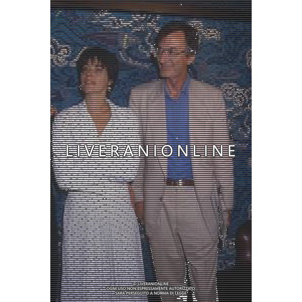 DIAP-RETROSPETTIVA LIZZANI CARLO REGISTA NELLA FOTO LIZZANI CARLO CON LORRAINE BRACCO NELL\'ANNO 1988 AG ALDO LIVERANI SAS