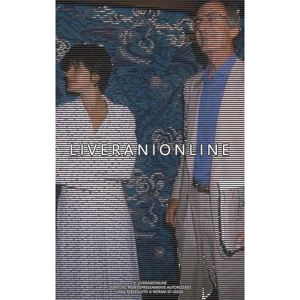 DIAP-RETROSPETTIVA LIZZANI CARLO REGISTA NELLA FOTO LIZZANI CARLO CON LORRAINE BRACCO NELL\'ANNO 1988 AG ALDO LIVERANI SAS