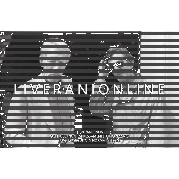 NEG-RETROSPETTIVA CARLO LIZZANI REGISTA NELLA FOTO CARLO LIZZANI REGISTA A VENEZIA NELL\'ANNO 1982 CON MAX VON SYDOW AG ALDO LIVERANI SAS  