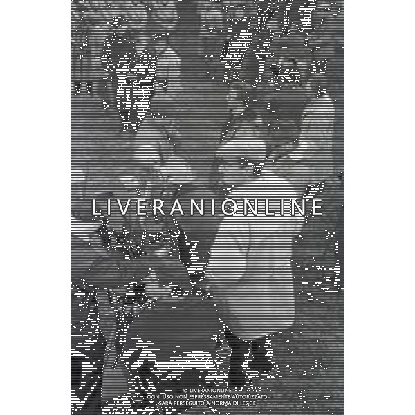 NEG-RETROSPETTIVA CARLO LIZZANI REGISTA NELLA FOTO CARLO LIZZANI REGISTA DEL FILM “IL PROCESSO DI VERONA“ NELL\'ANNO 1963 AG ALDO LIVERANI SAS