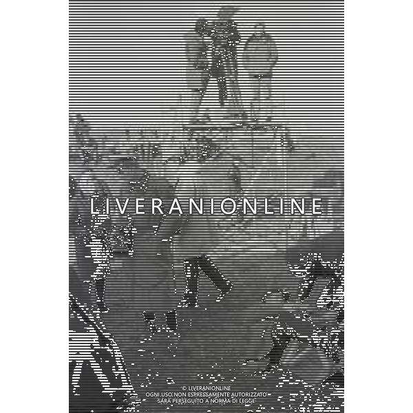 NEG-RETROSPETTIVA CARLO LIZZANI REGISTA NELLA FOTO CARLO LIZZANI REGISTA DEL FILM “IL PROCESSO DI VERONA“ NELL\'ANNO 1963 AG ALDO LIVERANI SAS