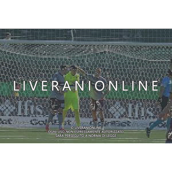 01 11 2025 - Avellino. Stadio Partenio-Lombardi. Serie BKT. Avellino-Reggiana Nella foto delusione giocatori Reggiana dopo gol Avellino Foto Giuseppe Cuozzo/Agenzia Liverani Aldo Sas