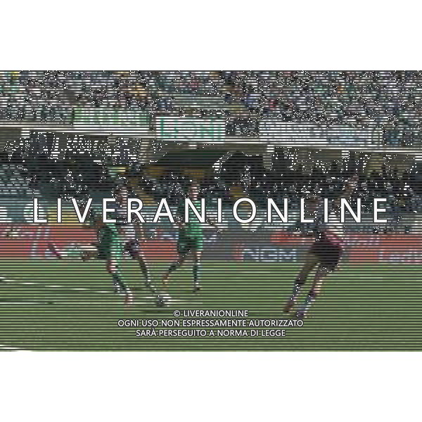 01 11 2025 - Avellino. Stadio Partenio-Lombardi. Serie BKT. Avellino-Reggiana Nella foto Andrea Bozzolan realizza il gol dello 0-1 Foto Giuseppe Cuozzo/Agenzia Liverani Aldo Sas