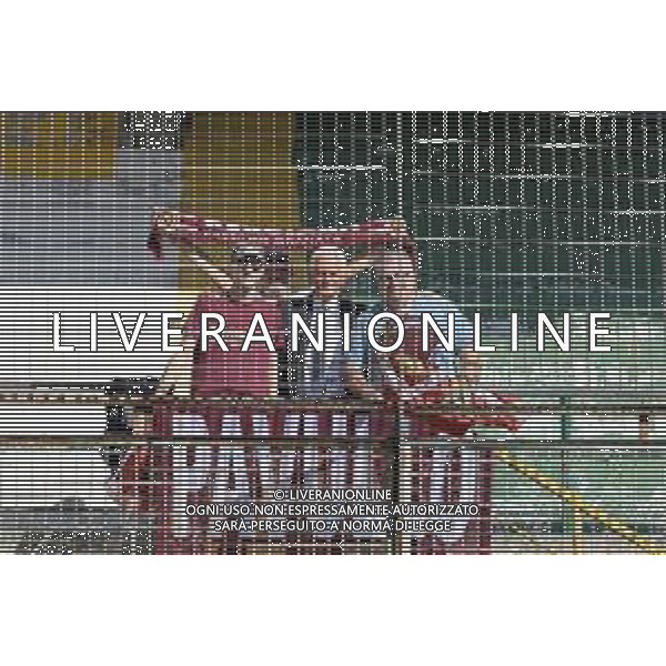01 11 2025 - Avellino. Stadio Partenio-Lombardi. Serie BKT. Avellino-Reggiana Nella foto tifosi Reggiana con il vice presidente Foto Giuseppe Cuozzo/Agenzia Liverani Aldo Sas