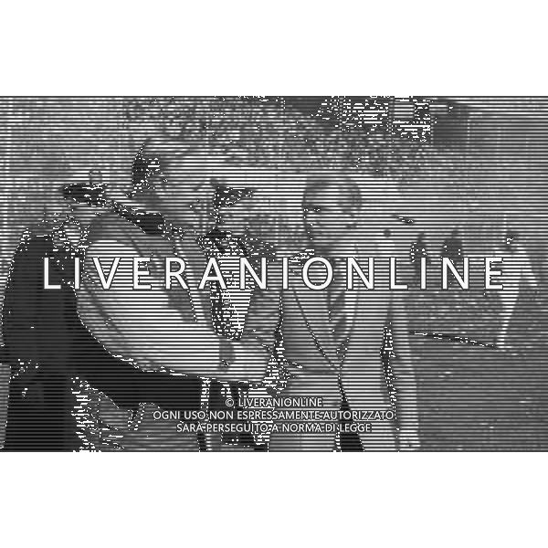 NEG- RETROSPETTIVA GIOVANNI TRAPATTONI ALLENATORE INTER NELLA FOTO GIOVANNI TRAPATTONI CON NILS LIEDHOLM (ALLENATORE ROMA) NELL’ANNO 1987-1988 AG ALDO LIVERANI SAS