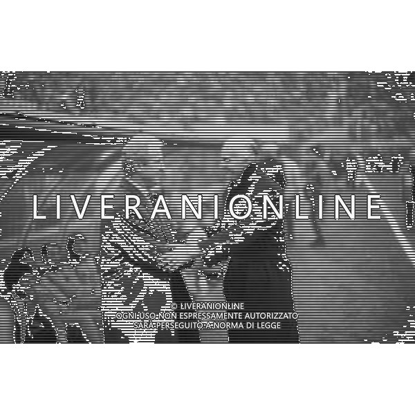 NEG- RETROSPETTIVA GIOVANNI TRAPATTONI ALLENATORE INTER NELLA FOTO GIOVANNI TRAPATTONI CON ARRIGO SACCHI (ALLENATORE MILAN) NELL’ANNO 1987-1988 AG ALDO LIVERANI SAS