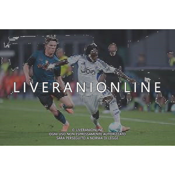 TVPM Napoli, Como Nella Foto: Jayden Addai, Scott Francis Mctominay Foto Mosca, Ag.Liverani- AGENZIA ALDO LIVERANI SAS -TVPM Napoli - Como Campionato calcio Serie A 01.11.2025