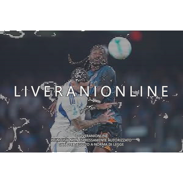 TVPM Napoli, Como Nella Foto: Frank Anguissa Foto Mosca, Ag.Liverani- AGENZIA ALDO LIVERANI SAS -TVPM Napoli - Como Campionato calcio Serie A 01.11.2025