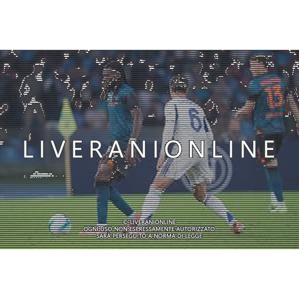 TVPM Napoli, Como Nella Foto: Frank Anguissa Foto Mosca, Ag.Liverani- AGENZIA ALDO LIVERANI SAS -TVPM Napoli - Como Campionato calcio Serie A 01.11.2025