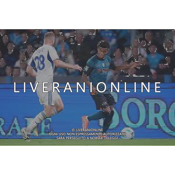 TVPM Napoli, Como Nella Foto: David Neres Foto Mosca, Ag.Liverani- AGENZIA ALDO LIVERANI SAS -TVPM Napoli - Como Campionato calcio Serie A 01.11.2025