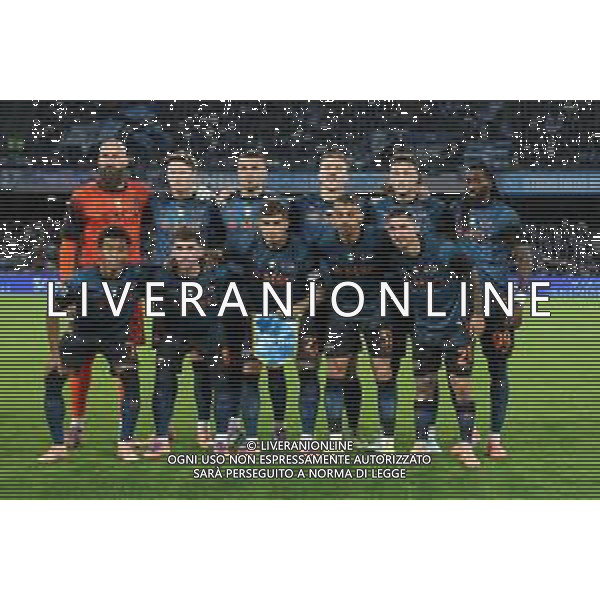 TVPM Napoli, Como Nella Foto: Formazione Squadra Napoli Foto Mosca, Ag.Liverani- AGENZIA ALDO LIVERANI SAS -TVPM Napoli - Como Campionato calcio Serie A 01.11.2025