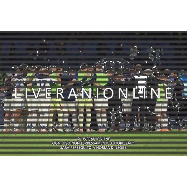 TVPM Napoli, Como Nella Foto: como fine gara Foto Mosca, Ag.Liverani- AGENZIA ALDO LIVERANI SAS -TVPM Napoli - Como Campionato calcio Serie A 01.11.2025