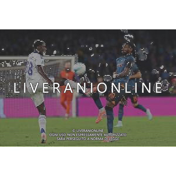 TVPM Napoli, Como Nella Foto: Assane Diao, Frank Anguissa Foto Mosca, Ag.Liverani- AGENZIA ALDO LIVERANI SAS -TVPM Napoli - Como Campionato calcio Serie A 01.11.2025