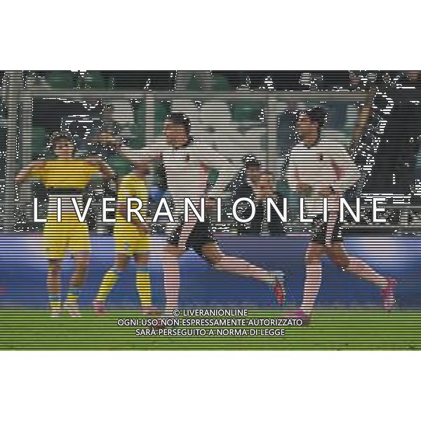 Palermo, Italia, 1 novembre 2025. Stadio Renzo Barbera, Palermo vs Pescara, match valido per il campionato di Serie B 2025/2026. Nella foto: Esultanza Niccolo’ Pierozzi (Palermo FC) ©Federico Serra - AGENZIA ALDO LIVERANI SAS