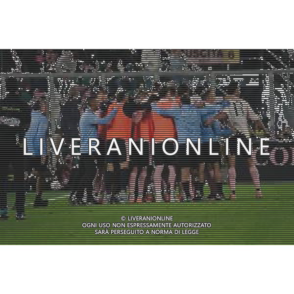 Palermo, Italia, 1 novembre 2025. Stadio Renzo Barbera, Palermo vs Pescara, match valido per il campionato di Serie B 2025/2026. Nella foto: Esultanza Palermo ©Federico Serra - AGENZIA ALDO LIVERANI SAS