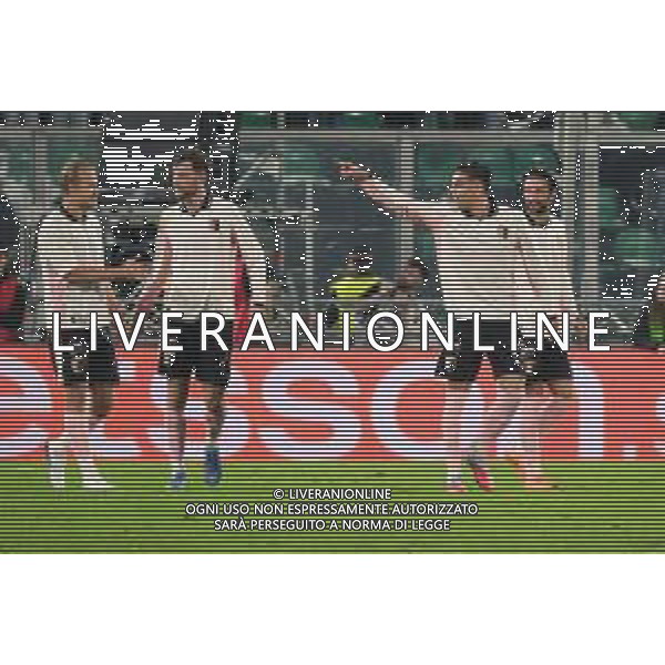 Palermo, Italia, 1 novembre 2025. Stadio Renzo Barbera, Palermo vs Pescara, match valido per il campionato di Serie B 2025/2026. Nella foto: Esultanza Niccolo’ Pierozzi (Palermo FC) ©Federico Serra - AGENZIA ALDO LIVERANI SAS