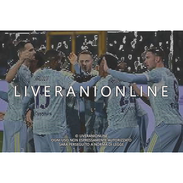 TVRG Cremonese vs Juventus nella foto giocatori Juventus esultanza dopo il gol dell\'1 a 0 Cremona 01-11-2025 Stadio Giovanni Zini Cremonese vs Juventus Campionato Serie A Enilive - 10a giornata foto Roberto Garavaglia/Agenzia Aldo Liverani sas