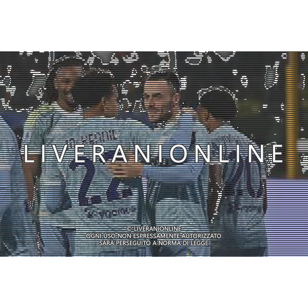 TVRG Cremonese vs Juventus nella foto giocatori Juventus esultanza dopo il gol dell\'1 a 0 Cremona 01-11-2025 Stadio Giovanni Zini Cremonese vs Juventus Campionato Serie A Enilive - 10a giornata foto Roberto Garavaglia/Agenzia Aldo Liverani sas