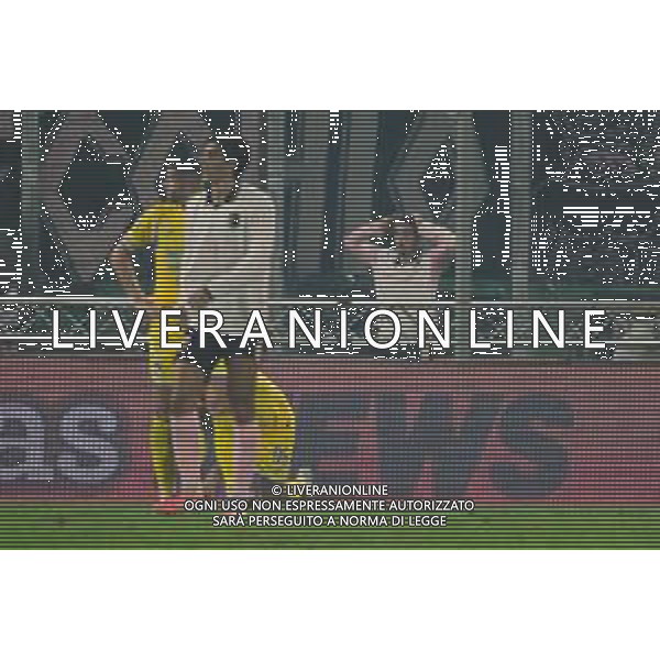 Palermo, Italia, 1 novembre 2025. Stadio Renzo Barbera, Palermo vs Pescara, match valido per il campionato di Serie B 2025/2026. Nella foto: Goll annullato di Niccolo’ Pierozzi (Palermo FC) ©Federico Serra - AGENZIA ALDO LIVERANI SAS