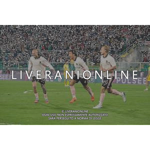 Palermo, Italia, 1 novembre 2025. Stadio Renzo Barbera, Palermo vs Pescara, match valido per il campionato di Serie B 2025/2026. Nella foto: Esultanza Jacopo Segre (Palermo FC) ©Federico Serra - AGENZIA ALDO LIVERANI SAS