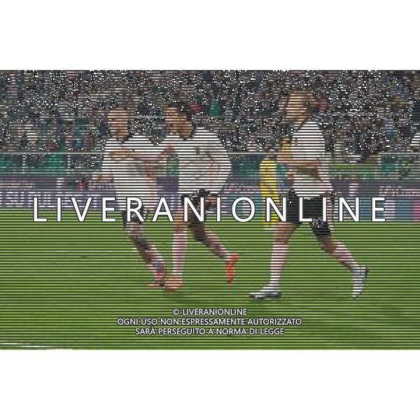 Palermo, Italia, 1 novembre 2025. Stadio Renzo Barbera, Palermo vs Pescara, match valido per il campionato di Serie B 2025/2026. Nella foto: Esultanza Jacopo Segre (Palermo FC) ©Federico Serra - AGENZIA ALDO LIVERANI SAS