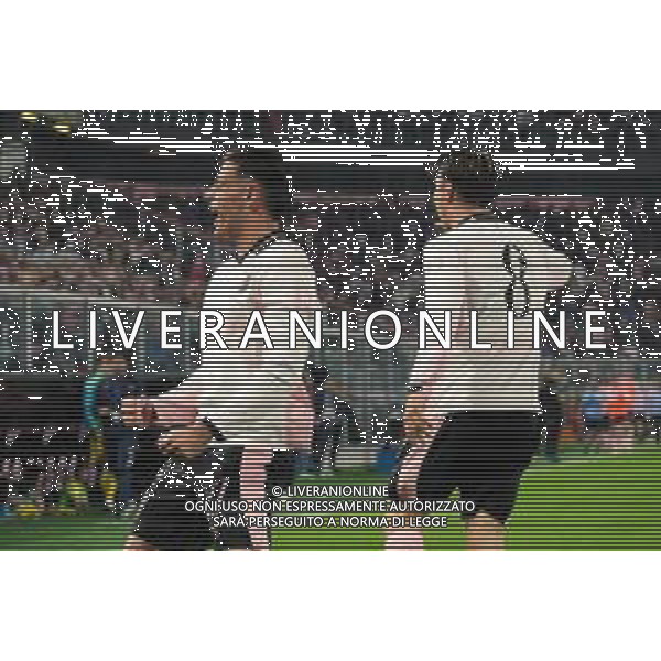 Palermo, Italia, 1 novembre 2025. Stadio Renzo Barbera, Palermo vs Pescara, match valido per il campionato di Serie B 2025/2026. Nella foto: Esultanza Palermo Jeremy Le Douaron (Palermo FC) e Jacopo Segre (Palermo FC) ©Federico Serra - AGENZIA ALDO LIVERANI SAS