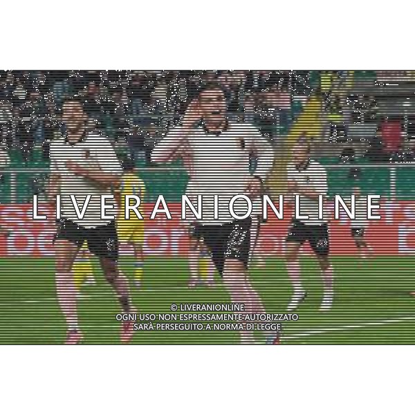 Palermo, Italia, 1 novembre 2025. Stadio Renzo Barbera, Palermo vs Pescara, match valido per il campionato di Serie B 2025/2026. Nella foto: Esultanza Niccolo’ Pierozzi (Palermo FC) ©Federico Serra - AGENZIA ALDO LIVERANI SAS