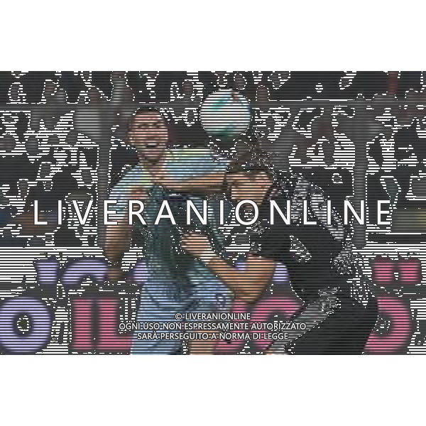 TVRG Cremonese vs Juventus nella foto Dusan Vlahovic (Juventus) e Federico Baschirotto (Cremonese) Cremona 01-11-2025 Stadio Giovanni Zini Cremonese vs Juventus Campionato Serie A Enilive - 10a giornata foto Roberto Garavaglia/Agenzia Aldo Liverani sas