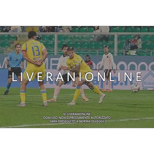 Palermo, Italy, 1 November 2025. Renzo Barbera Stadium, Palermo vs Pescara, match valid for the 2025/2026 Serie B championship. In the photo: goal Matteo Brunori (Palermo FC) ©Federico Serra - AGENZIA ALDO LIVERANI SAS