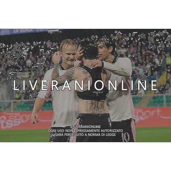 Palermo, Italia, 1 novembre 2025. Stadio Renzo Barbera, Palermo vs Pescara, match valido per il campionato di Serie B 2025/2026. Nella foto: Esultanza Palermo ©Federico Serra - AGENZIA ALDO LIVERANI SAS