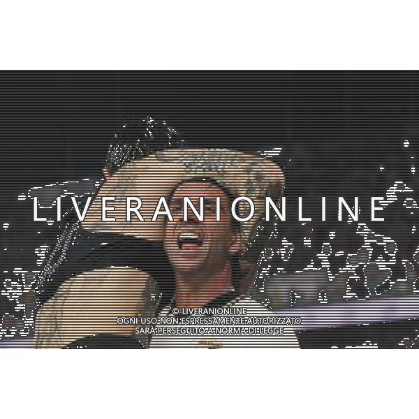 Palermo, Italia, 1 novembre 2025. Stadio Renzo Barbera, Palermo vs Pescara, match valido per il campionato di Serie B 2025/2026. Nella foto: Esultanza Matteo Brunori (Palermo FC) e Pietro Ceccaroni (Palermo FC) ©Federico Serra - AGENZIA ALDO LIVERANI SAS