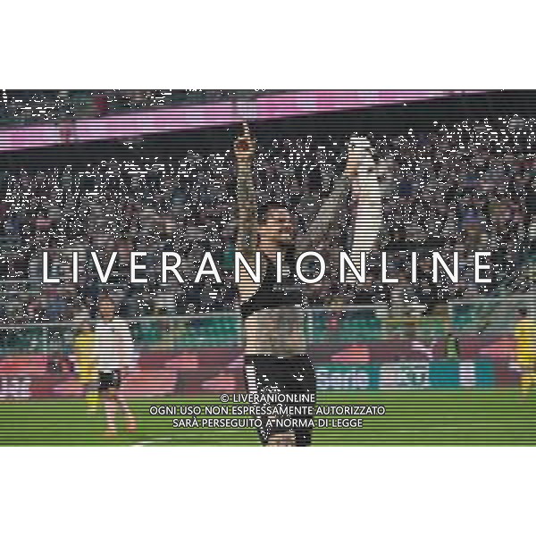 Palermo, Italia, 1 novembre 2025. Stadio Renzo Barbera, Palermo vs Pescara, match valido per il campionato di Serie B 2025/2026. Nella foto: Esultanza Matteo Brunori (Palermo FC) ©Federico Serra - AGENZIA ALDO LIVERANI SAS