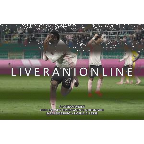 Palermo, Italy, 1 November 2025. Renzo Barbera Stadium, Palermo vs Pescara, match valid for the 2025/2026 Serie B championship. In the photo: Salim Diakite\' (Palermo FC) celebrating ©Federico Serra - AGENZIA ALDO LIVERANI SAS