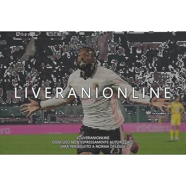 Palermo, Italy, 1 November 2025. Renzo Barbera Stadium, Palermo vs Pescara, match valid for the 2025/2026 Serie B championship. In the photo: Salim Diakite\' (Palermo FC) celebrating ©Federico Serra - AGENZIA ALDO LIVERANI SAS