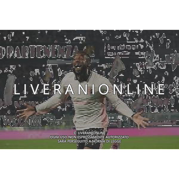 Palermo, Italy, 1 November 2025. Renzo Barbera Stadium, Palermo vs Pescara, match valid for the 2025/2026 Serie B championship. In the photo: Salim Diakite\' (Palermo FC) celebrating ©Federico Serra - AGENZIA ALDO LIVERANI SAS