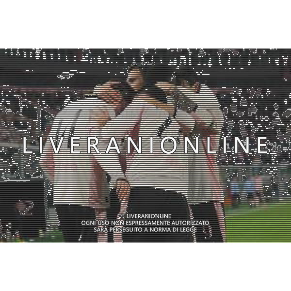 Palermo, Italia, 1 novembre 2025. Stadio Renzo Barbera, Palermo vs Pescara, match valido per il campionato di Serie B 2025/2026. Nella foto: Esultanza Palermo ©Federico Serra - AGENZIA ALDO LIVERANI SAS