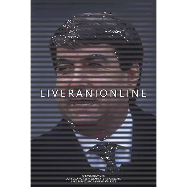 DIAP-RETROSPETTIVA ALDO SPINELLI PRESIDENTE GENOA CALCIO NELLA FOTO ALDO SPINELLI PRESIDENTE DEL GENOA CALCIO NELL\'ANNO 1992-1993 AG ALDO LIVERANI SAS