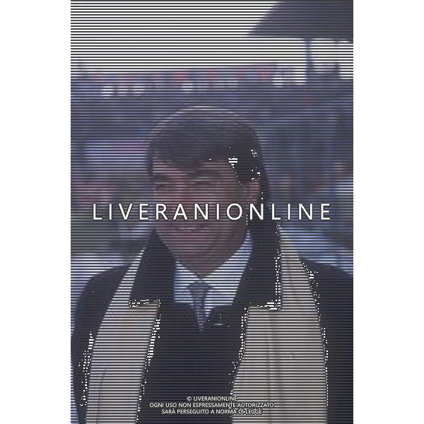 DIAP-RETROSPETTIVA ALDO SPINELLI PRESIDENTE GENOA CALCIO NELLA FOTO ALDO SPINELLI PRESIDENTE DEL GENOA CALCIO NELL\'ANNO 1992-1993 AG ALDO LIVERANI SAS