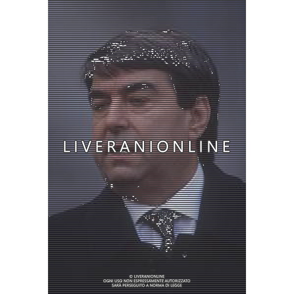 DIAP-RETROSPETTIVA ALDO SPINELLI PRESIDENTE GENOA CALCIO NELLA FOTO ALDO SPINELLI PRESIDENTE DEL GENOA CALCIO NELL\'ANNO 1992-1993 AG ALDO LIVERANI SAS