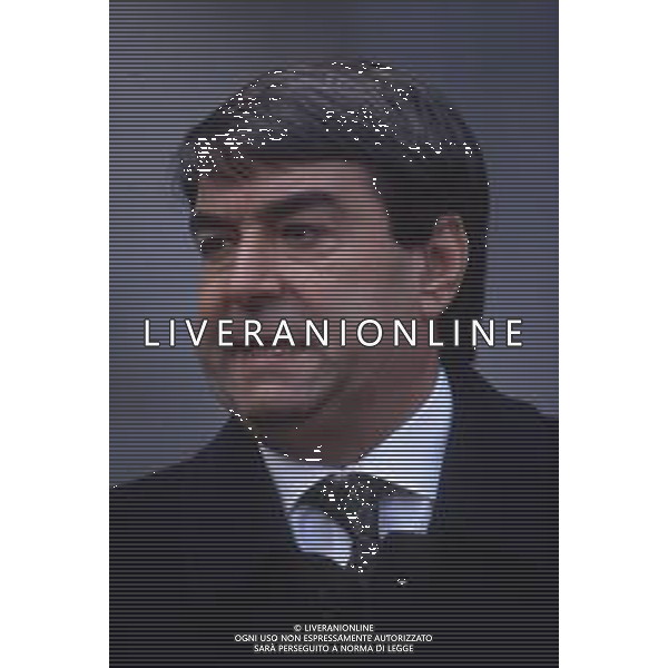 DIAP-RETROSPETTIVA ALDO SPINELLI PRESIDENTE GENOA CALCIO NELLA FOTO ALDO SPINELLI PRESIDENTE DEL GENOA CALCIO NELL\'ANNO 1992-1993 AG ALDO LIVERANI SAS
