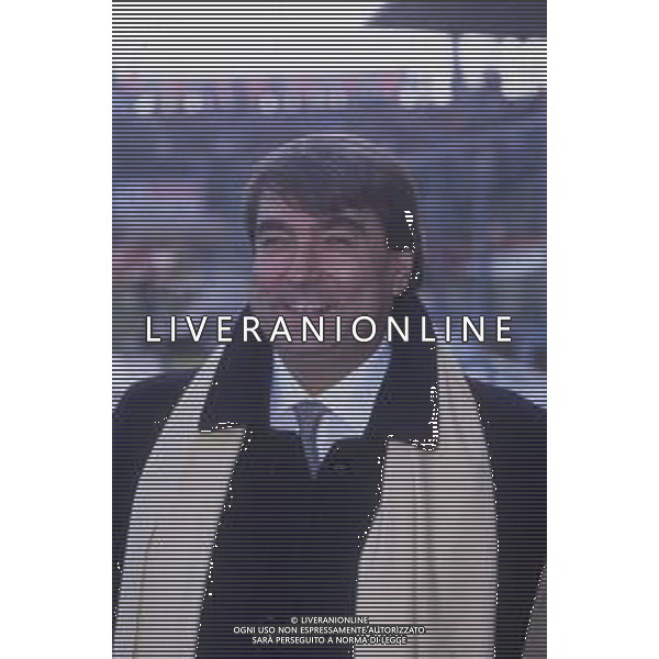 DIAP-RETROSPETTIVA ALDO SPINELLI PRESIDENTE GENOA CALCIO NELLA FOTO ALDO SPINELLI PRESIDENTE DEL GENOA CALCIO NELL\'ANNO 1992-1993 AG ALDO LIVERANI SAS