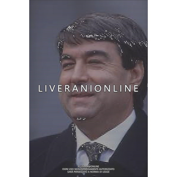 DIAP-RETROSPETTIVA ALDO SPINELLI PRESIDENTE GENOA CALCIO NELLA FOTO ALDO SPINELLI PRESIDENTE DEL GENOA CALCIO NELL\'ANNO 1992-1993 AG ALDO LIVERANI SAS