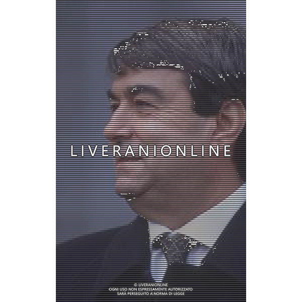 DIAP-RETROSPETTIVA ALDO SPINELLI PRESIDENTE GENOA CALCIO NELLA FOTO ALDO SPINELLI PRESIDENTE DEL GENOA CALCIO NELL\'ANNO 1992-1993 AG ALDO LIVERANI SAS
