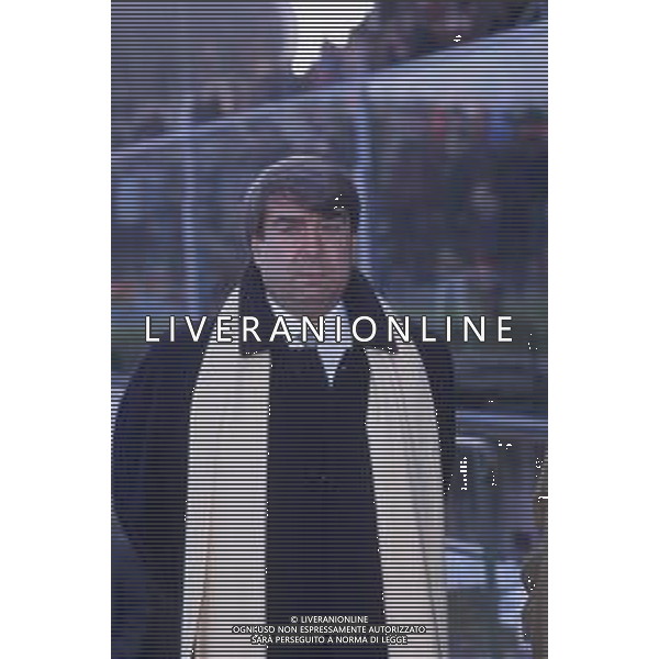 DIAP-RETROSPETTIVA ALDO SPINELLI PRESIDENTE GENOA CALCIO NELLA FOTO ALDO SPINELLI PRESIDENTE DEL GENOA CALCIO NELL\'ANNO 1992-1993 AG ALDO LIVERANI SAS