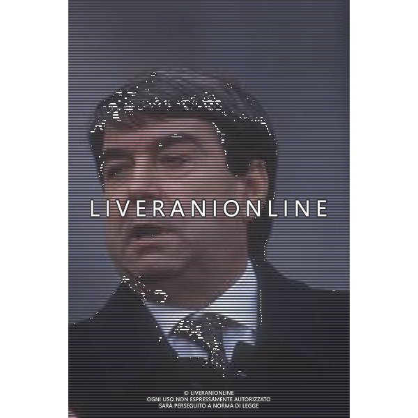 DIAP-RETROSPETTIVA ALDO SPINELLI PRESIDENTE GENOA CALCIO NELLA FOTO ALDO SPINELLI PRESIDENTE DEL GENOA CALCIO NELL\'ANNO 1992-1993 AG ALDO LIVERANI SAS